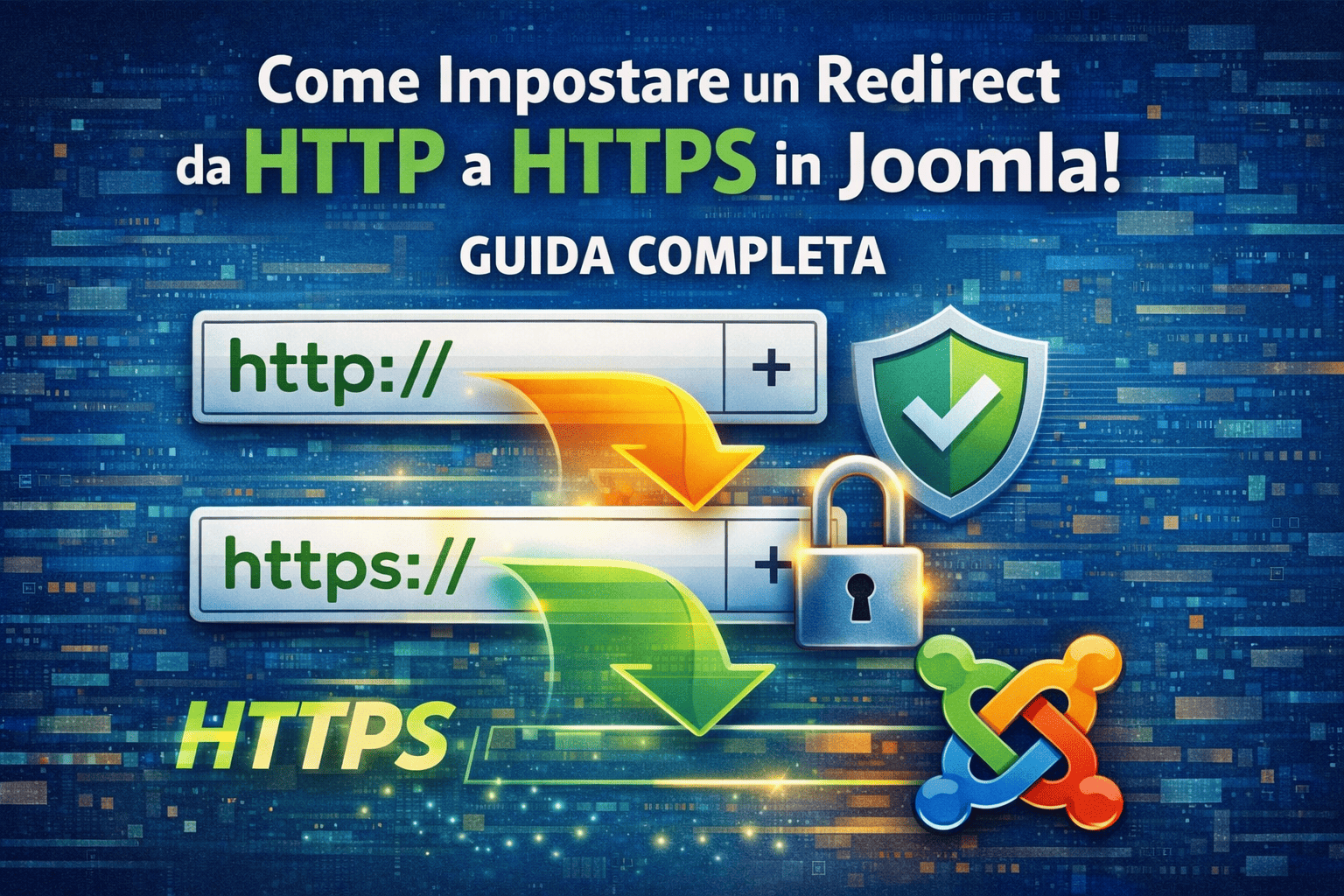 Come Impostare un Redirect da HTTP a HTTPS in Joomla! Guida Completa